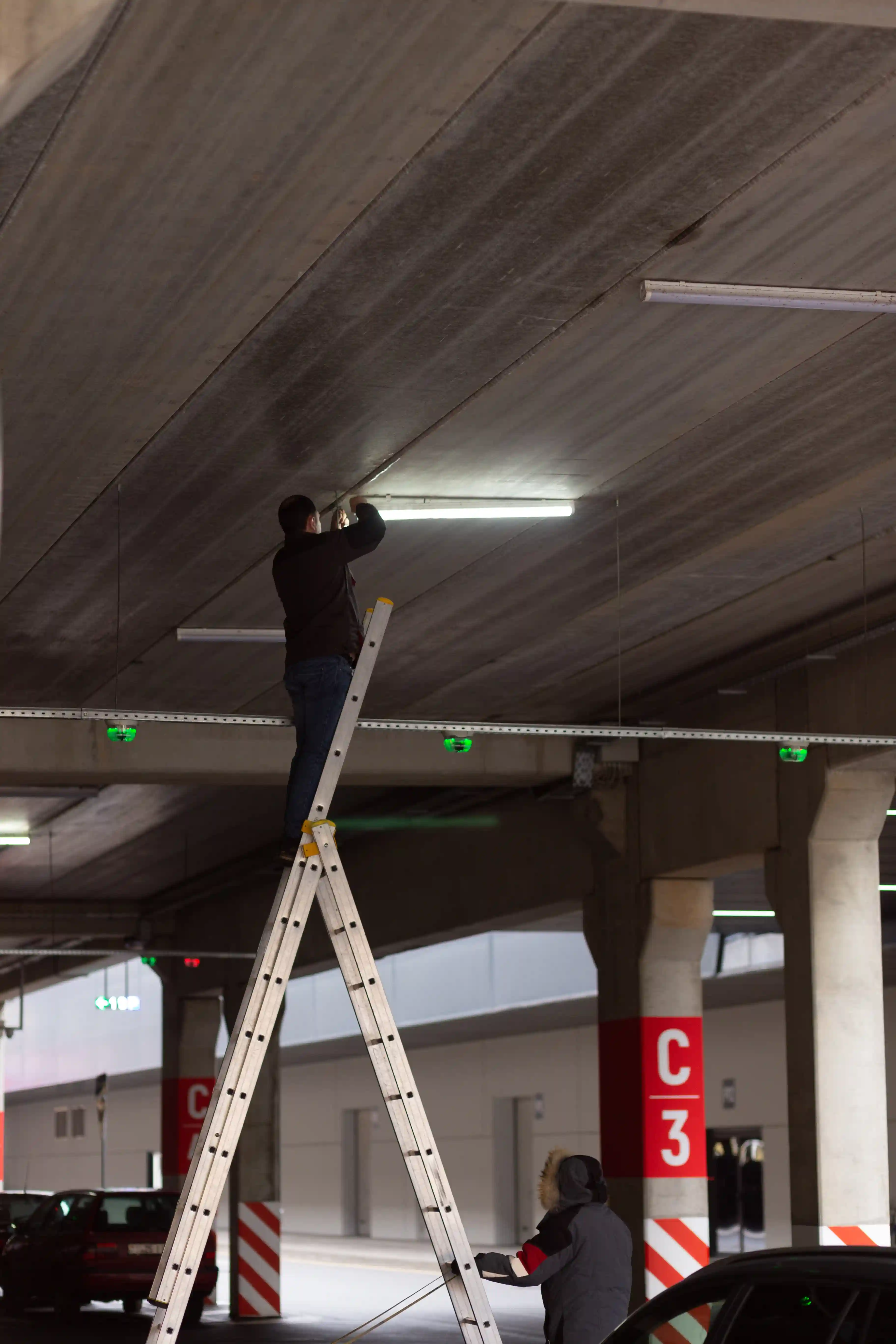 LCD-Lampen Installation